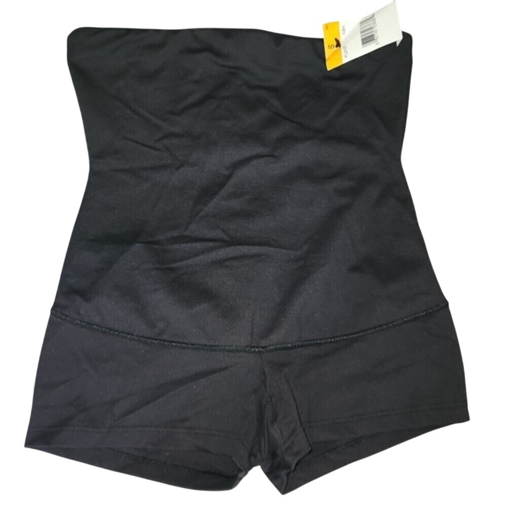 Maidenform Shapewear Body Shaper Bodysuit Black‎ Strapless S Small New